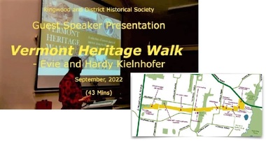 Mixed media - Video, RDHS Guest Speaker Presentation - "Vermont Heritage Walk" - Evie and Hardy Kielnhofer