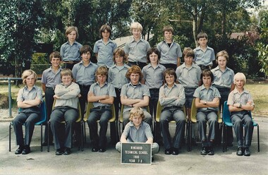 Photograph - Group, Ringwood Technical School 1980 Year 7.3