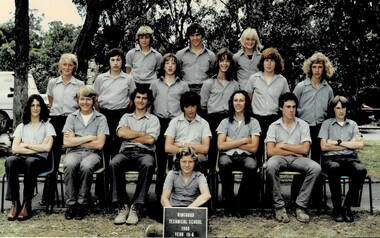 Photograph - Group, Ringwood Technical School 1980 Year 10.6