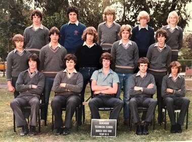 Photograph - Group, Ringwood Technical School 1981 Year 10.5