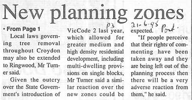 Newspaper, Scrapbook Clipping, Library Collection, Ringwood, Victoria