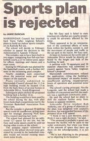 Newspaper, Scrapbook Clipping, Library Collection, Ringwood, Victoria