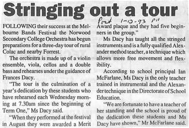 Newspaper, Scrapbook Clipping, Library Collection, Ringwood, Victoria