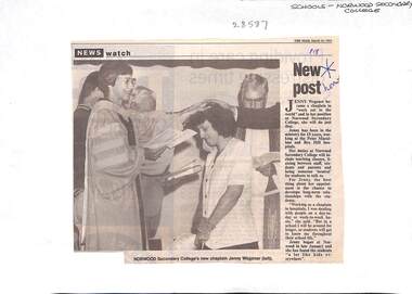 Newspaper, Scrapbook Clipping, Library Collection, Ringwood, Victoria