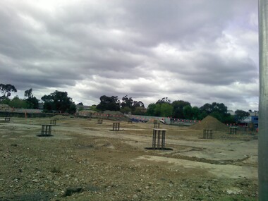 Photograph, Constructing the footings for Costco Store around 2010-11, at Bond St, Ringwood