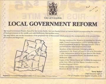 Newspaper, Scrapbook Clipping, Library Collection, Ringwood, Victoria