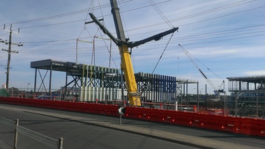 Photograph, Contruction work at the Ringwood Railway Station circa 2014