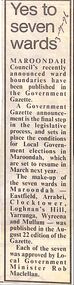 Newspaper, Scrapbook Clipping, Library Collection, Ringwood, Victoria