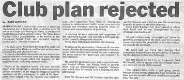 Newspaper, Scrapbook Clipping, Library Collection, Ringwood, Victoria