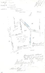 Document - Copy of Lands Department Field Notes - Ringwood, Victoria, Field Notes 76631 Surveyed in 1878