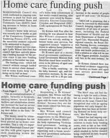 Newspaper, Scrapbook Clipping, Library Collection, Ringwood, Victoria