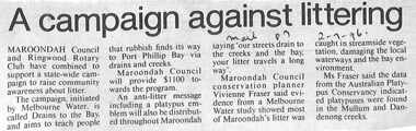 Newspaper, Scrapbook Clipping, Library Collection, Ringwood, Victoria