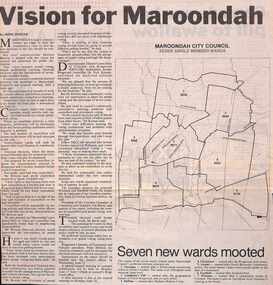 Newspaper, Scrapbook Clipping, Library Collection, Ringwood, Victoria