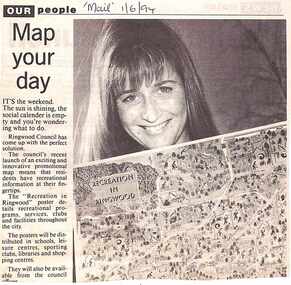 Newspaper, Scrapbook Clipping, Library Collection, Ringwood, Victoria, `