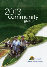 Book, Community Guide 2013 Maroondah City Council, Ringwood Victoria