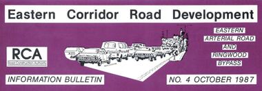 Newsletter, Eastern Arterial Road and Ringwood Bypass Information Bulletin - October 1987