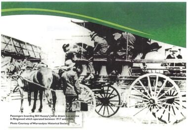 Pamphlet, Recognising Our Heritage - Archaeology assessment of Coach and Horses Hotel site, Ringwood, Victoria - 1999