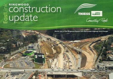 Newsletter, Eastlink Ringwood Construction Update - August 2007