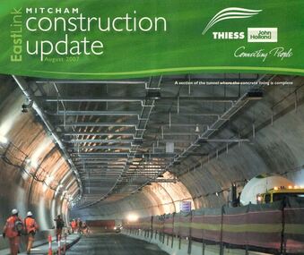 Newsletter, Eastlink Mitcham Construction Update - August 2007