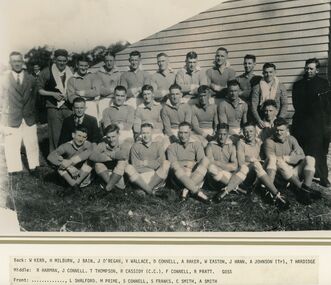 Photograph, East Ringwood Football Club (ERFC) 1935 Seniors team