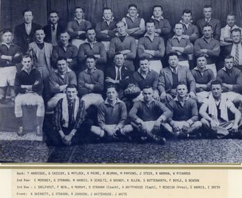 Photograph, East Ringwood Football Club (ERFC) 1941 Seniors team (Premiers)