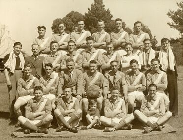 Photograph, East Ringwood Football Club (ERFC) 1947 Reserves team (finalists)