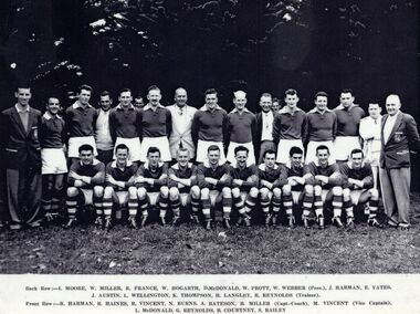 Photograph, East Ringwood Football Club (ERFC) 1957 Seniors ERFC in CFTGFL