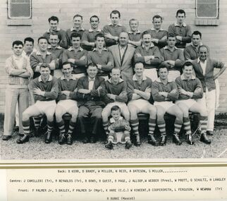 Photograph, East Ringwood Football Club (ERFC) 1958 Seconds ERFC (Premiers)
