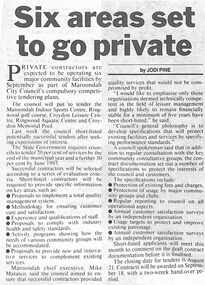 Newspaper, Scrapbook Clipping, Library Collection, Ringwood, Victoria, `