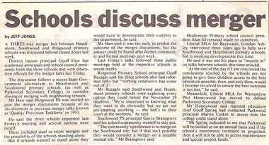 Newspaper, Scrapbook Clipping, Library Collection, Ringwood, Victoria, `