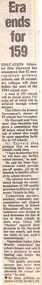Newspaper, Scrapbook Clipping, Library Collection, Ringwood, Victoria, `