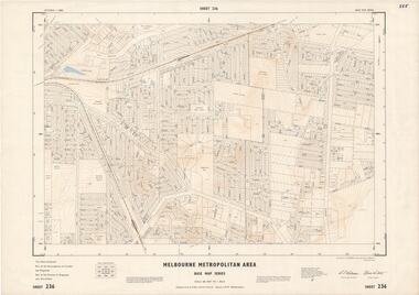 Map - Melbourne Metropolitan Area Base Map Series, Sheet 236 - Ringwood area, 1961