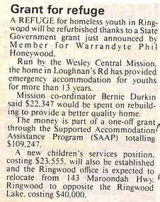 Newspaper, Scrapbook Clipping, Library Collection, Ringwood, Victoria, `