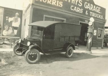 Photograph, Maroondah Highway West, Ringwood- 1924. Kenworthys Garage