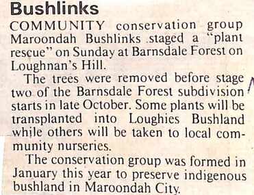 Newspaper, Scrapbook Clipping, Library Collection, Ringwood, Victoria, `