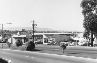 Photograph, Maroondah Highway West, Ringwood- 1969. Looking east from Heatherdale Road