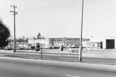 Photograph, Maroondah Highway West, Ringwood- 1969. Looking east from near New Street