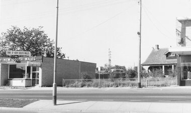 Photograph, Maroondah Highway West, Ringwood- 1969. Looking east from near Wantirna Road