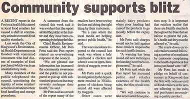 Newspaper, Scrapbook Clipping, Library Collection, Ringwood, Victoria