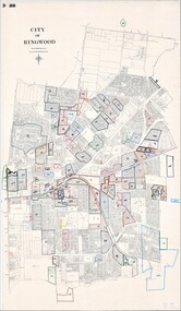 Map, City of Ringwood - Rateable Properties Layout - c.1966