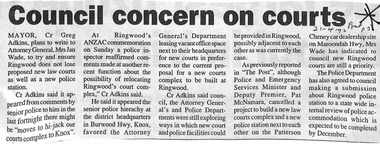 Newspaper, Scrapbook Clipping, Library Collection, Ringwood, Victoria, `