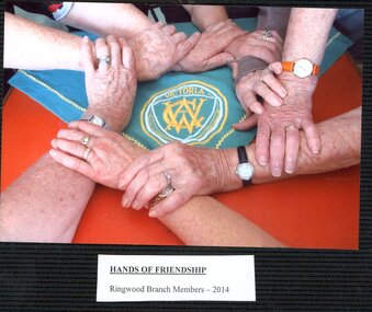 Photograph, Hand of Friendship Ringwood CWA branch in 2014