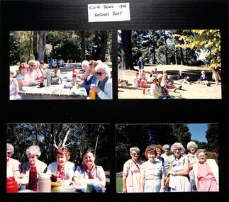 Photograph, Ringwood CWA picnic in 1986 at Arthur's Seat