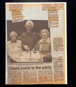 Newspaper, Ringwood East CWA 40th birthday celebration in February 1989