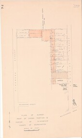 Map - Plan of Survey, Part of Crown Portion 12, Parish of Ringwood, Victoria - circa 1930
