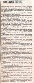 Newspaper, Scrapbook Clipping, Library Collection, Ringwood, Victoria, `