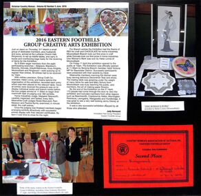 Photograph, CWA's Eastern Foothills Group Creative Arts Exhibition at Lutheran Hall, Ringwood in 2016