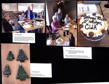 Mixed media, Ringwood CWA Branch's 77th birthday celebrations in March 2023