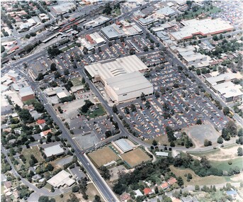 Photograph, Aerial Views of Eastland Precinct, Ringwood, Victoria - circa 1990