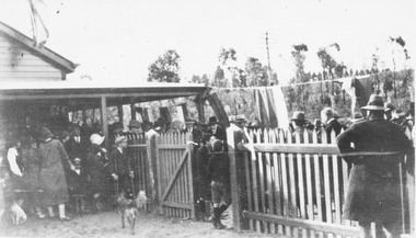 Photograph, Opening Heathmont Railway Station in May 1926, 1926